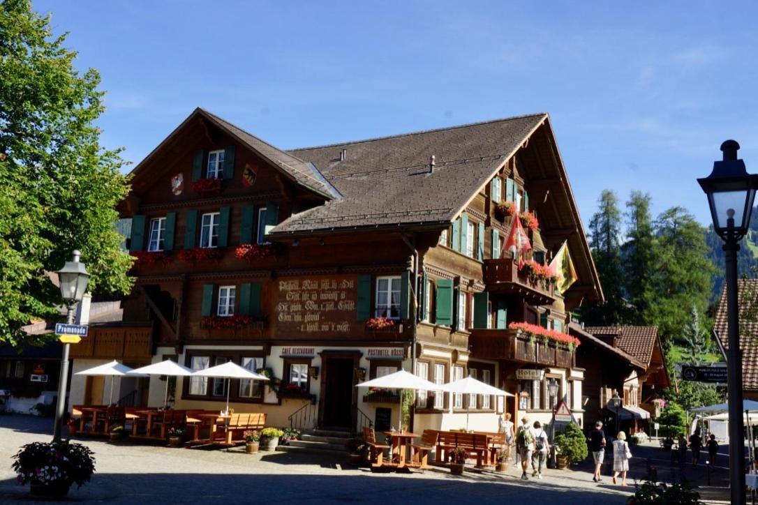 Posthotel Rössli Gstaad Kültér fotó