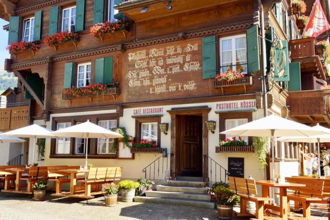 Posthotel Rössli Gstaad Kültér fotó