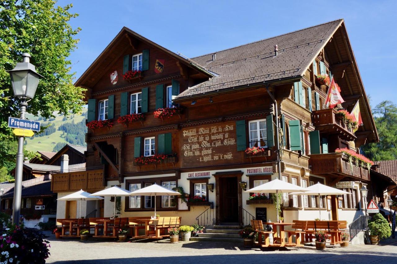 Posthotel Rössli Gstaad Kültér fotó